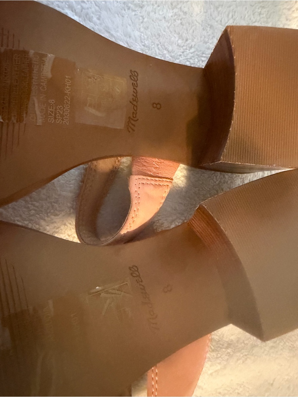 Madewell Coral Double-Strap Slide Sandals - Picture 4 of 6